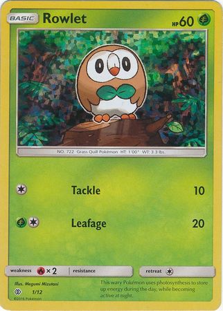 Rowlet (1/12) [McDonald's Promos: 2017 Collection] | Total Play
