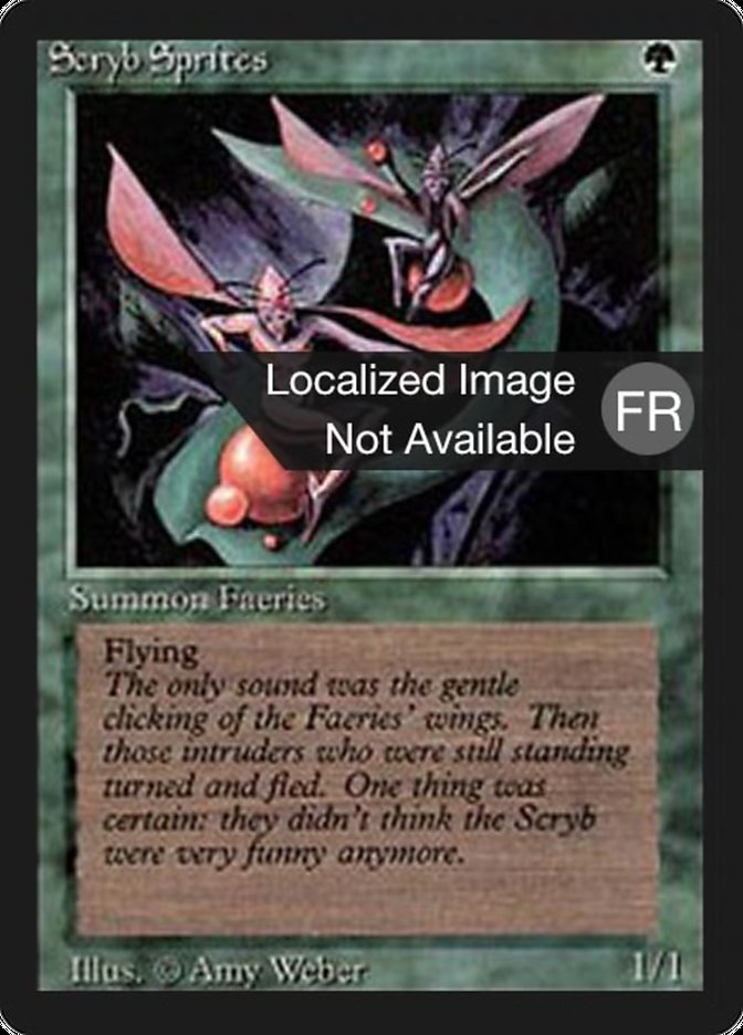 Scryb Sprites [Foreign Black Border] | Total Play