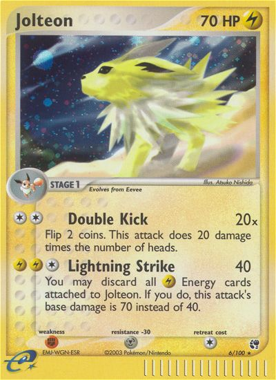 Jolteon (6/100) [EX: Sandstorm] | Total Play