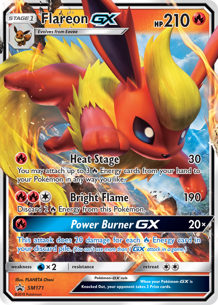 Flareon GX (SM171) [Sun & Moon: Black Star Promos] | Total Play