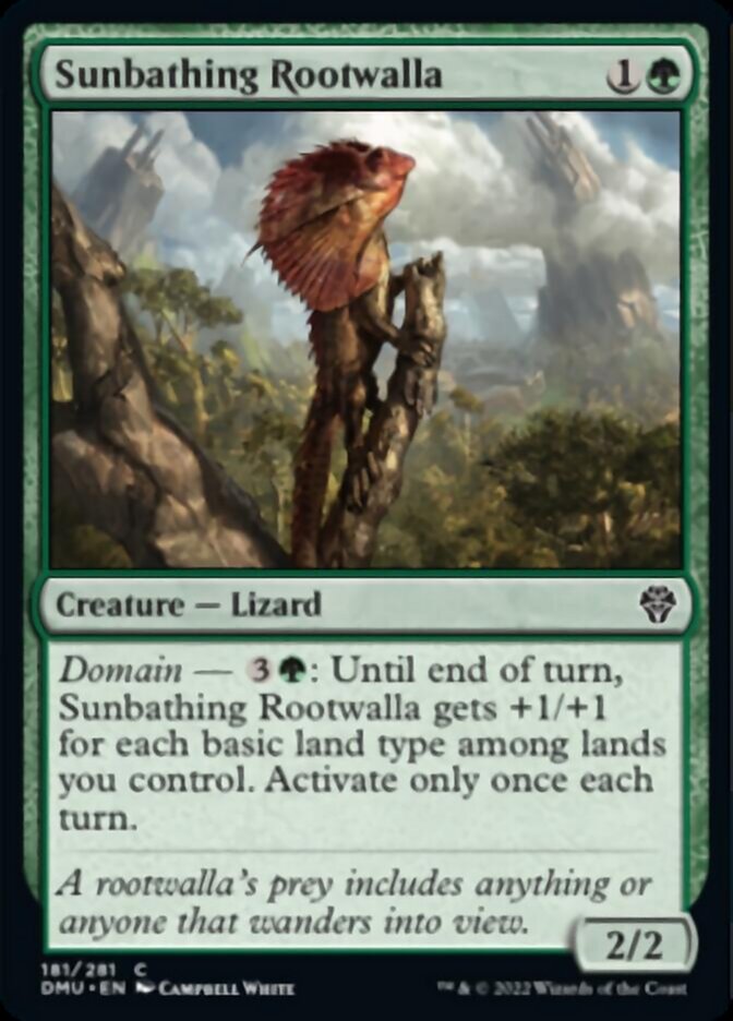 Sunbathing Rootwalla [Dominaria United] | Total Play