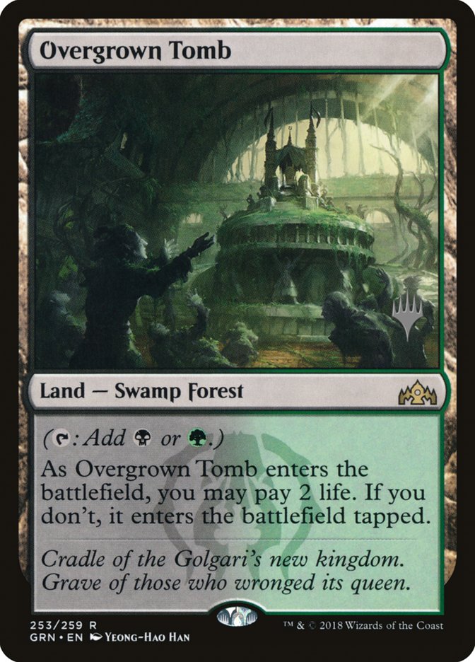 Overgrown Tomb (Promo Pack) [Guilds of Ravnica Promos] | Total Play