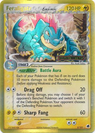 Feraligatr (2/101) (Delta Species) (Stamped) [EX: Dragon Frontiers] | Total Play