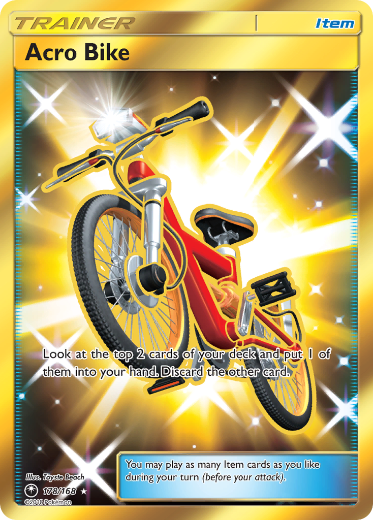 Acro Bike (178/168) [Sun & Moon: Celestial Storm] | Total Play