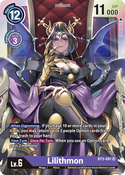 Lilithmon [BT3-091] [Release Special Booster Ver.1.0] | Total Play