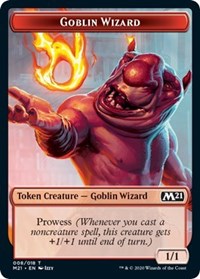 Goblin Wizard // Treasure Double-Sided Token [Core Set 2021 Tokens] | Total Play