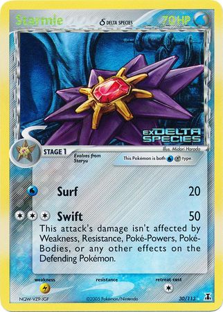 Starmie (30/113) (Delta Species) (Stamped) [EX: Delta Species] | Total Play