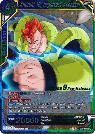 Android 16, Imperfect Assassin (BT9-098) [Universal Onslaught Prerelease Promos] | Total Play