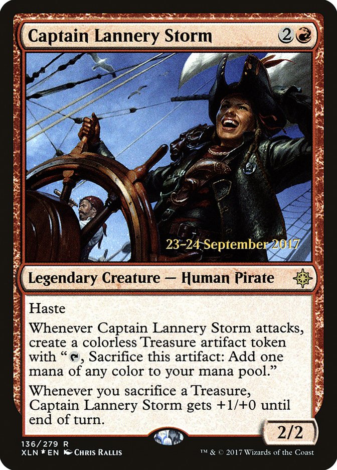 Captain Lannery Storm [Ixalan Prerelease Promos] | Total Play