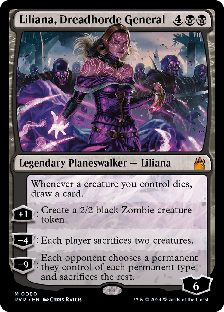 Liliana, Dreadhorde General [Ravnica Remastered] | Total Play