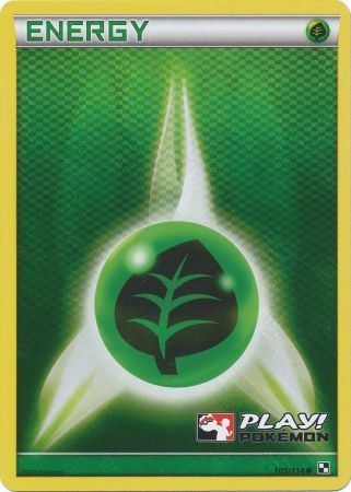 Grass Energy (105/114) (Play Pokemon Promo) [Black & White: Base Set] | Total Play