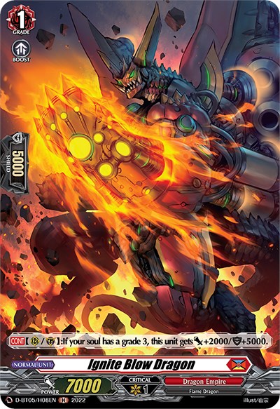 Ignite Blow Dragon (D-BT05/H08EN) [Triumphant Return of the Brave Heroes] | Total Play