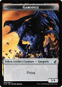 Gargoyle // Egg Double-Sided Token [Commander 2019 Tokens] | Total Play