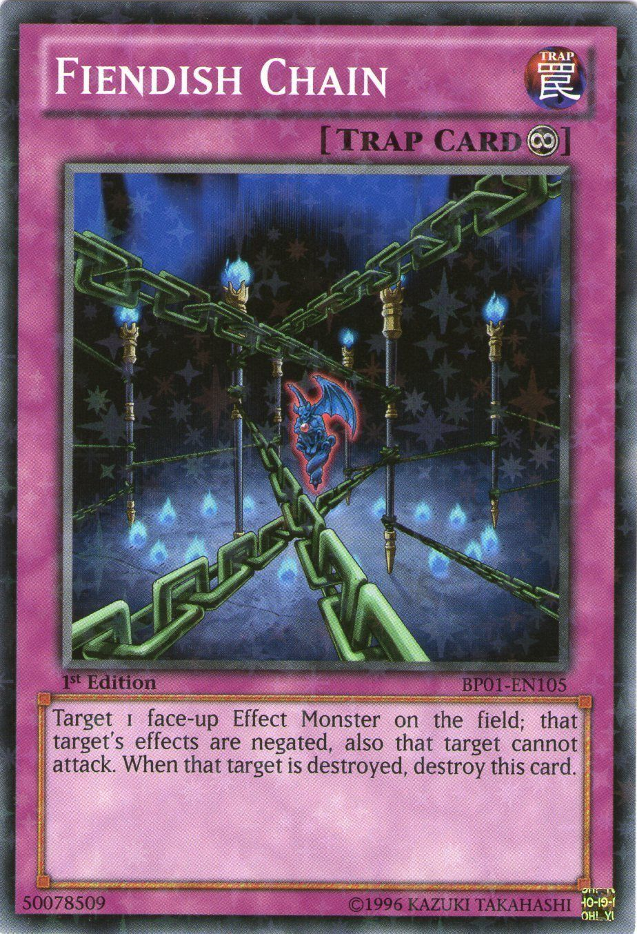 Fiendish Chain [BP01-EN105] Starfoil Rare | Total Play