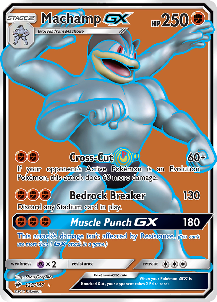 Machamp GX (135/147) [Sun & Moon: Burning Shadows] | Total Play