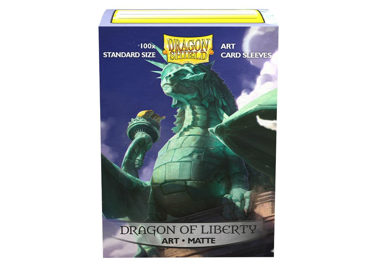 Dragon Shield: Standard 100ct Art Sleeves - Dragon of Liberty | Total Play