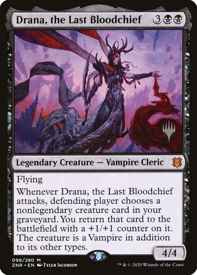 Drana, the Last Bloodchief (Promo Pack) [Zendikar Rising Promos] | Total Play