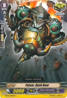 Pulsar, Rush Boar (G-BT09/090EN) [Divine Dragon Caper] | Total Play