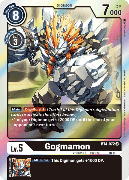 Gogmamon [BT4-072] [Great Legend] | Total Play