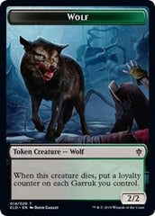 Wolf // Food (17) Double-Sided Token [Throne of Eldraine Tokens] | Total Play