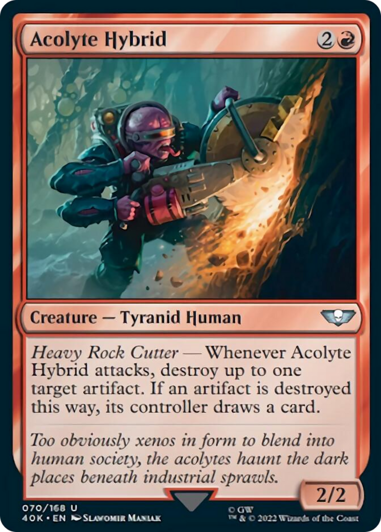 Acolyte Hybrid (Surge Foil) [Warhammer 40,000] | Total Play