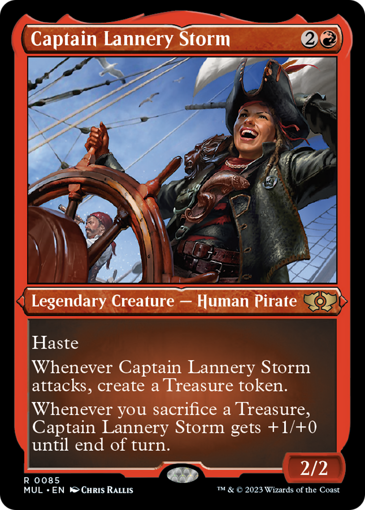 Captain Lannery Storm (Foil Etched) [Multiverse Legends] | Total Play