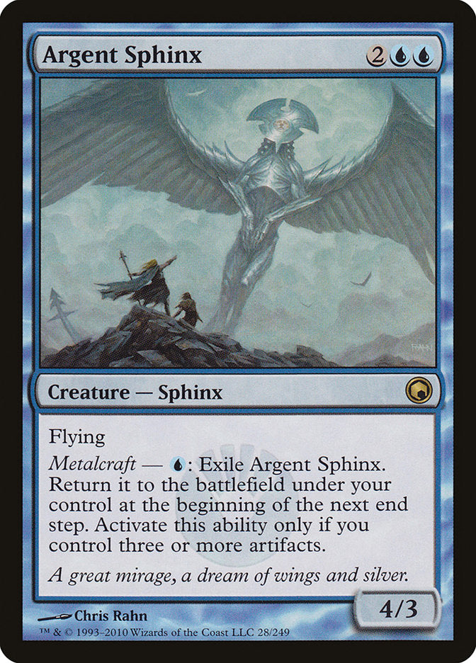 Argent Sphinx [Scars of Mirrodin] | Total Play