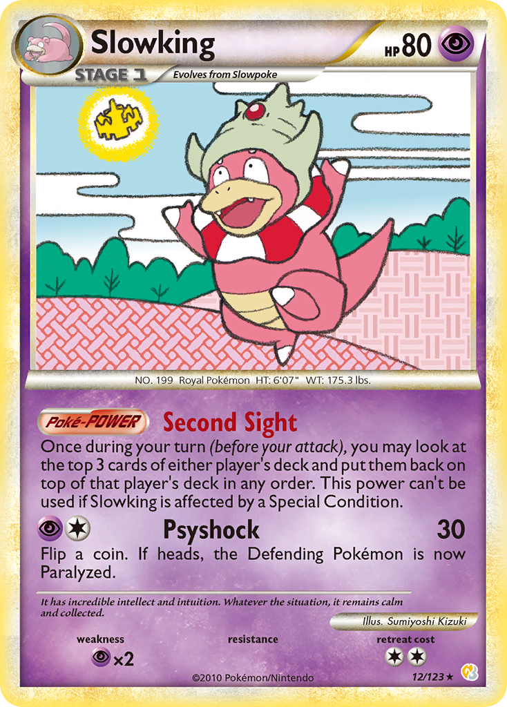 Slowking (12/123) [HeartGold & SoulSilver: Base Set] | Total Play