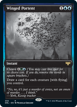 Winged Portent [Innistrad: Double Feature] | Total Play