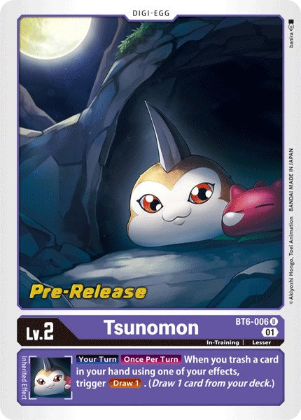 Tsunomon [BT6-006] [Double Diamond Pre-Release Cards] | Total Play