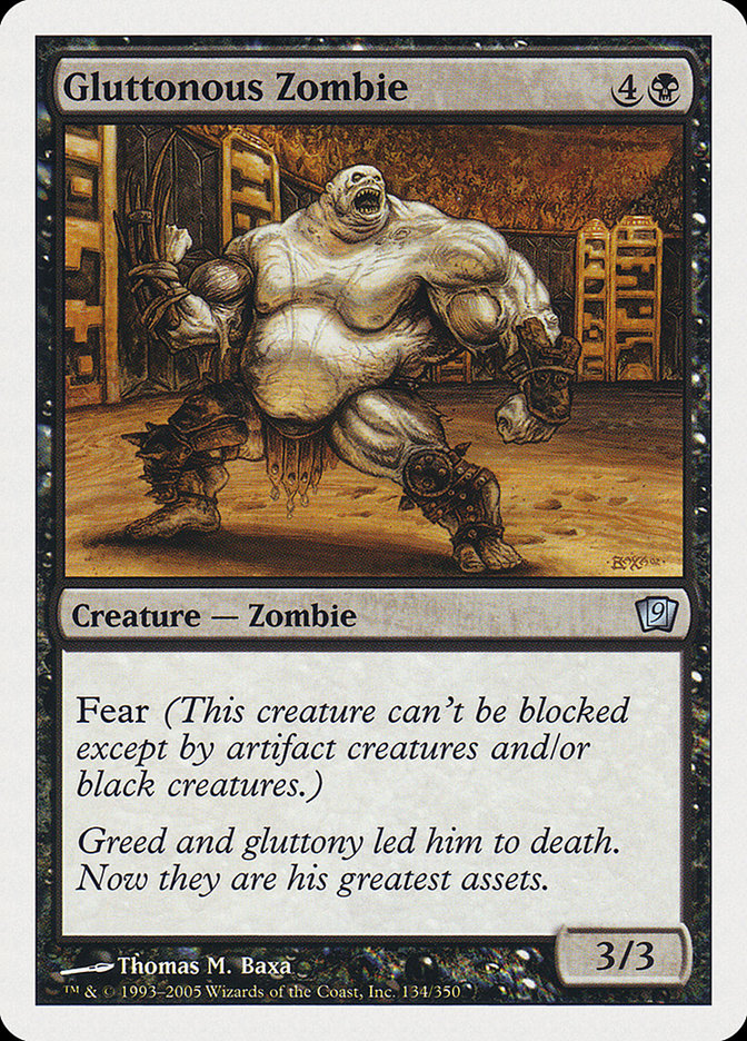 Gluttonous Zombie [Ninth Edition] | Total Play