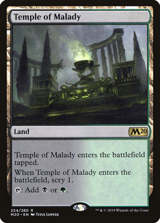 Temple of Malady [Core Set 2020] | Total Play