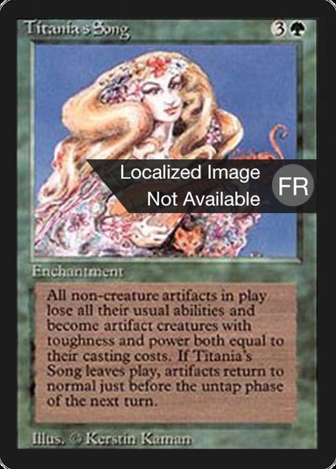 Titania's Song [Foreign Black Border] | Total Play