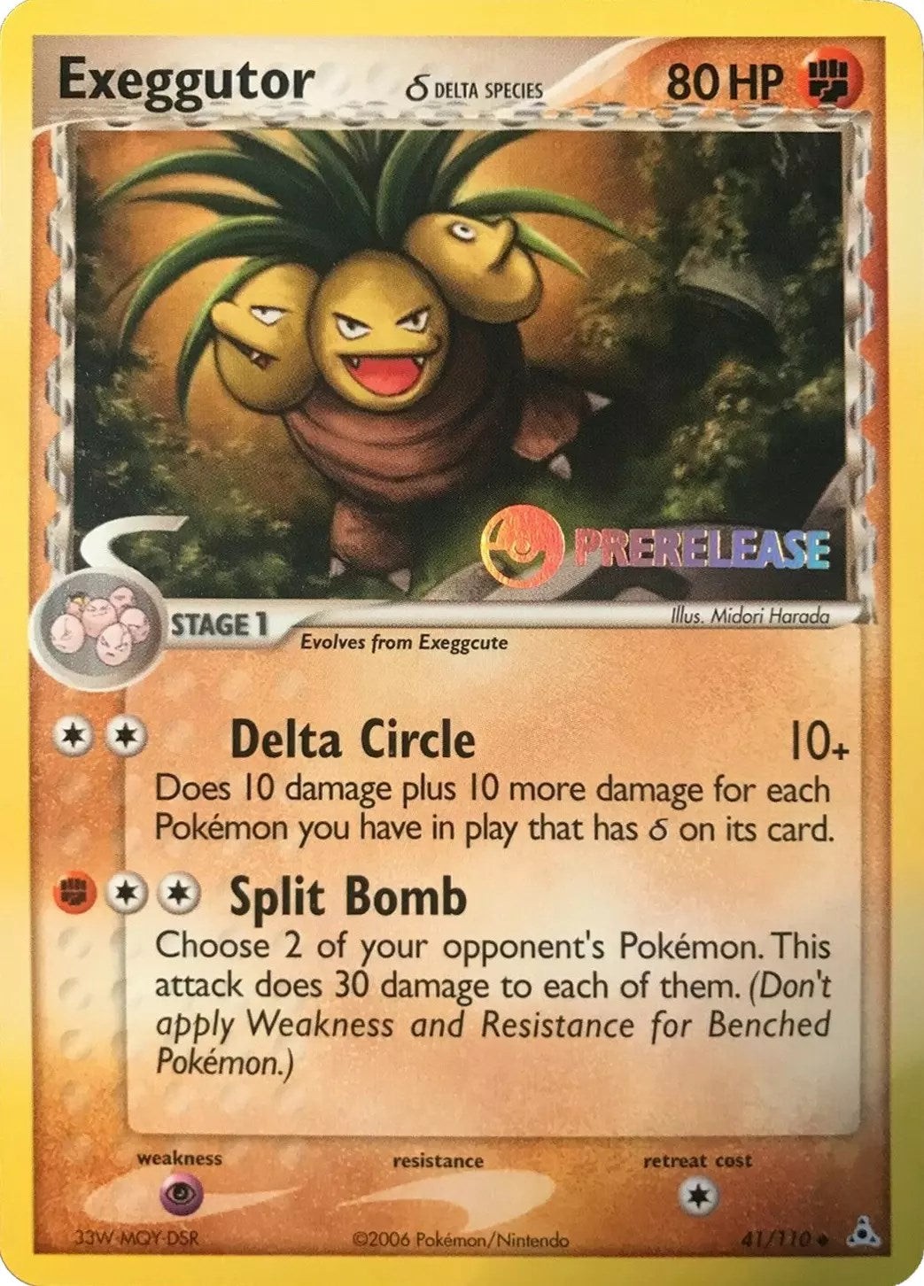 Exeggutor (41/110) (Prerelease) [EX: Holon Phantoms] | Total Play