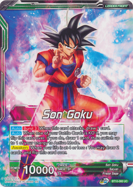 Son Goku // Ferocious Strike SS Son Goku (BT10-060) [Rise of the Unison Warrior Prerelease Promos] | Total Play