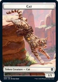 Cat // Hydra Double-Sided Token [Zendikar Rising Tokens] | Total Play