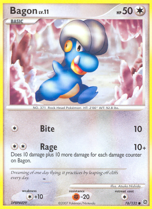 Bagon (76/132) [Diamond & Pearl: Secret Wonders] | Total Play