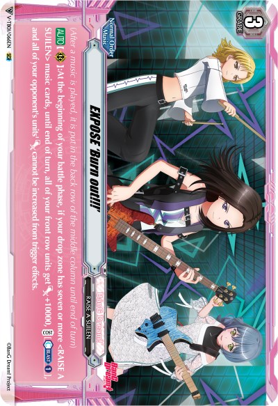 EXPOSE 'Burn out!!!' (V-TB01/066EN) [BanG Dream! FILM LIVE] | Total Play