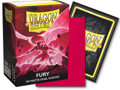 Dragon Shield: Standard 100ct Sleeves - Fury (Dual Matte) | Total Play