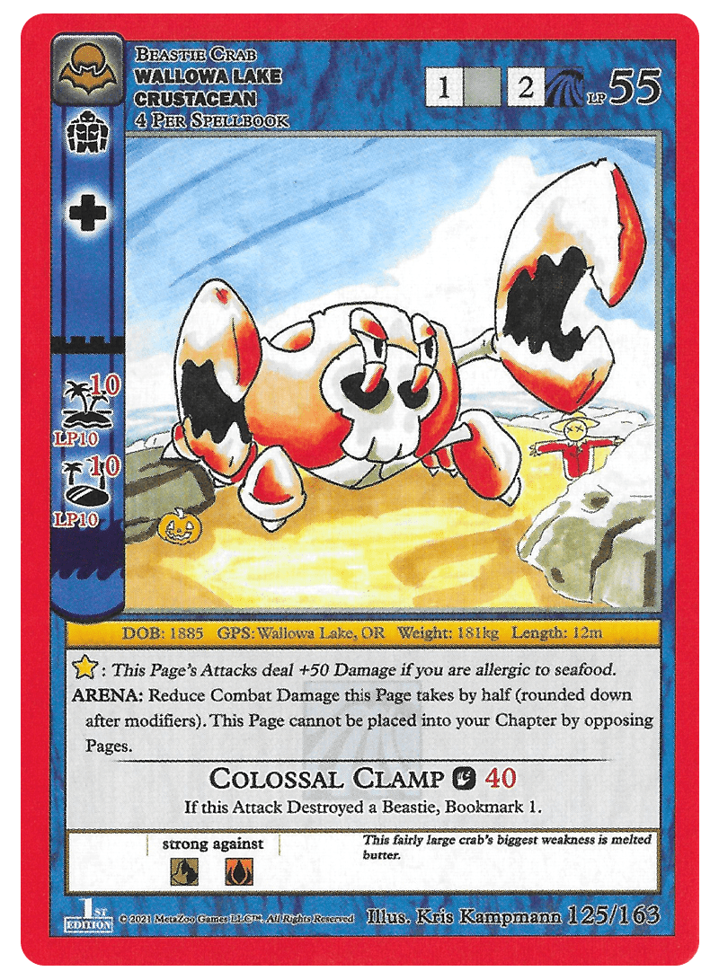 Wallowa Lake Crustacean [Cryptid Nation: Nightfall First Edition] | Total Play