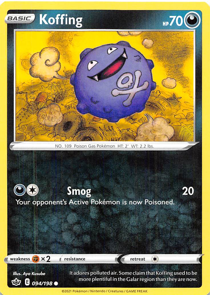 Koffing (094/198) [Sword & Shield: Chilling Reign] | Total Play