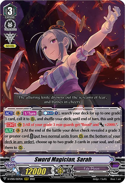 Sword Magician, Sarah (D-VS05/057EN) [V Clan Collection Vol.5] | Total Play