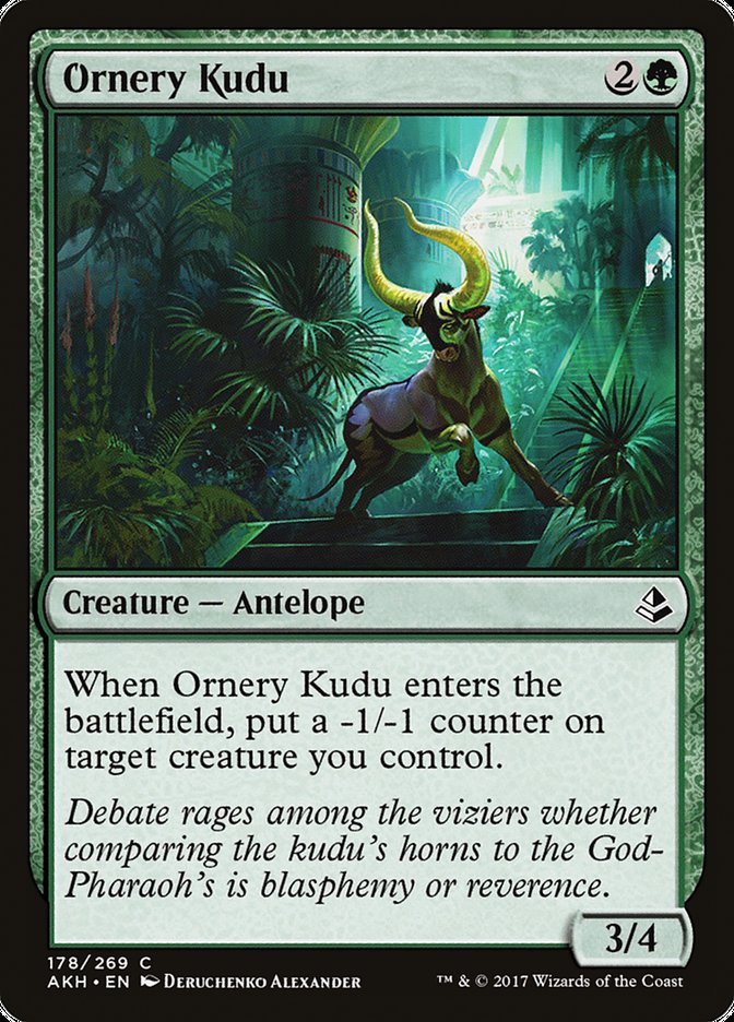 Ornery Kudu [Amonkhet] | Total Play