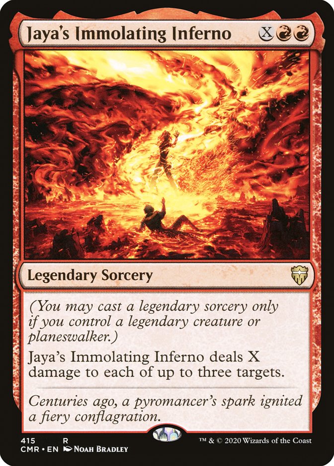 Jaya's Immolating Inferno [Commander Legends] | Total Play