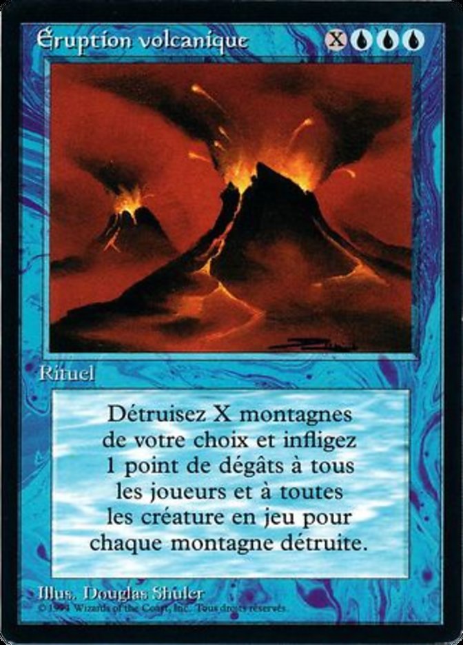 Volcanic Eruption [Foreign Black Border] | Total Play