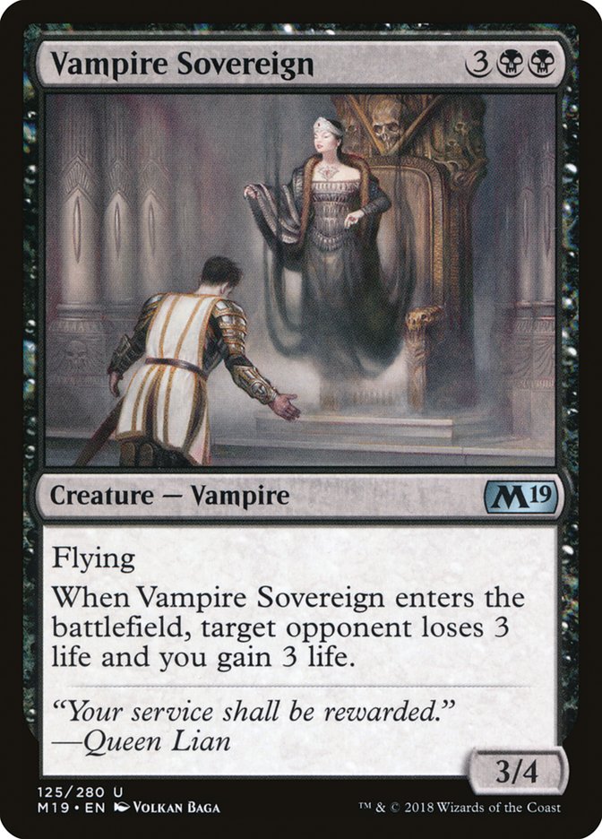 Vampire Sovereign [Core Set 2019] | Total Play