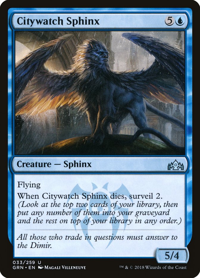 Citywatch Sphinx [Guilds of Ravnica] | Total Play