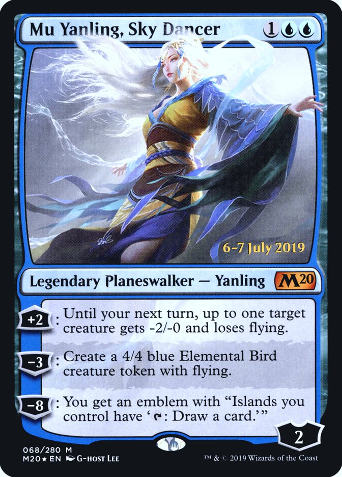 Mu Yanling, Sky Dancer [Core Set 2020 Prerelease Promos] | Total Play