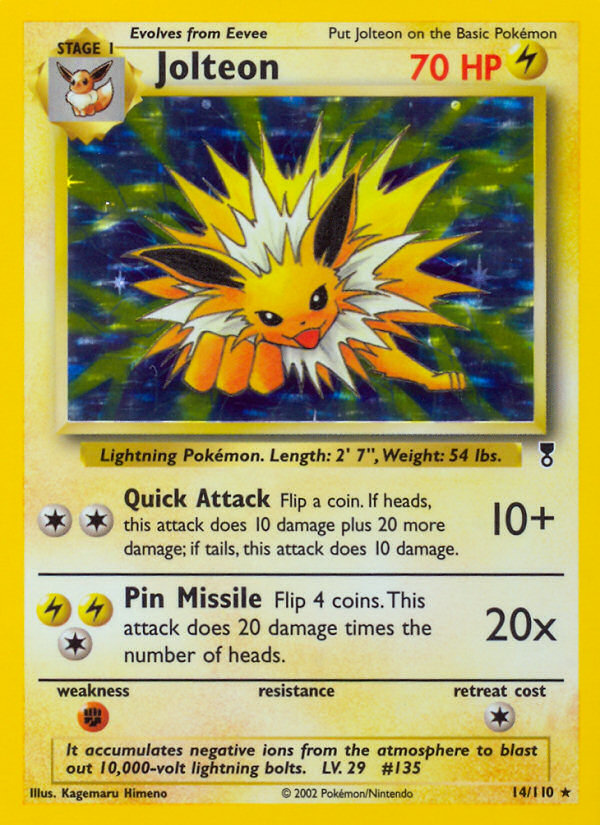 Jolteon (14/110) [Legendary Collection] | Total Play