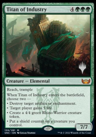 Titan of Industry (Promo Pack) [Streets of New Capenna Promos] | Total Play